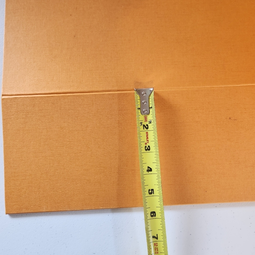 Louis Vuitton Orange Box Cover & Ribbon Broken Crafts Crafting Lot Pieces. Decor - Picture 7 of 8